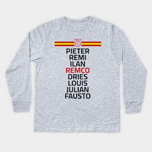 Remco Evenepoel Team Victory - La Vuelta 2022 Kids Long Sleeve T-Shirt